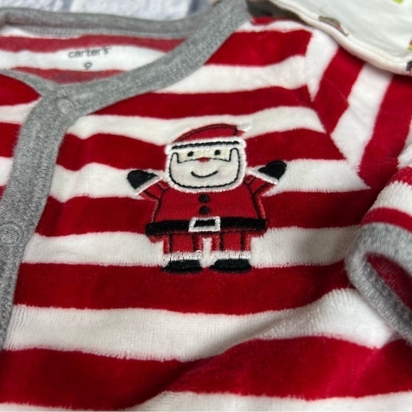 Carters Christmas one piece sleepers 9 months - Picture 5 of 10